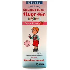 FluorKin Infantil Colutorio Fresa 500 ml