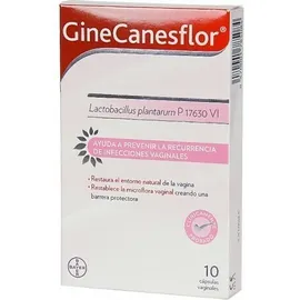 Ginecanesflor 10 cápsulas vaginales