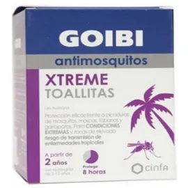 Goibi Xtreme antimosquitos Tropical Toallitas