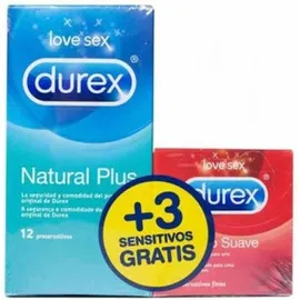 Durex Natural Plus Preservativos 12 unidades