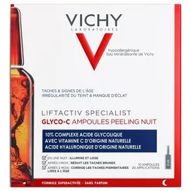 Vichy Liftactiv Glyco C noche 10 ampollas