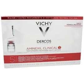 Vichy Aminexil Clinical 5 Mujer 21 monodosis