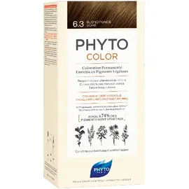 Phyto Phytocolor coloración permanente 6.3 rubio oscuro dorado