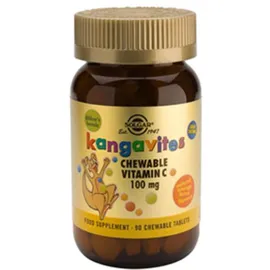 Solgar Kangavites Vitamina C 100mg Comprimidos masticables 90 unidades